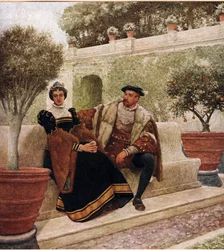 Lorenzo og Jessica, illustration fra 